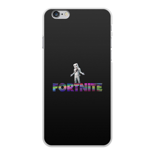 Заказать чехол для iPhone 6/6 Plus в Москве. Чехол для iPhone 6 Plus, объёмная печать Marshmello Fortnite от THE_NISE  - готовые дизайны и нанесение принтов.