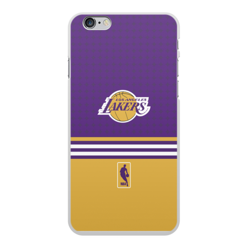 Заказать чехол для iPhone 6/6 Plus в Москве. Чехол для iPhone 6 Plus, объёмная печать Lakers case pro от alexabuzyarov - готовые дизайны и нанесение принтов.