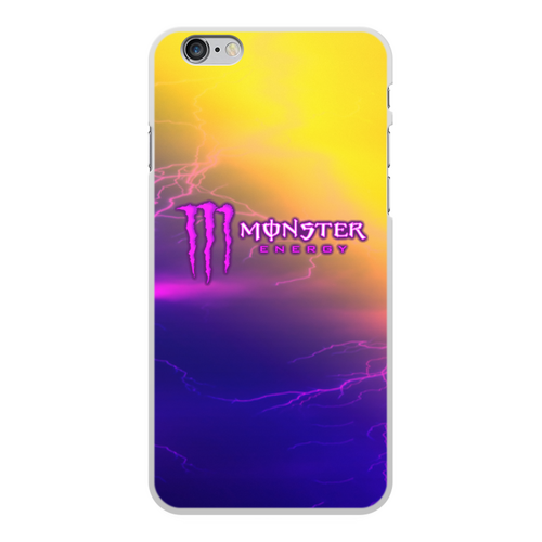 Заказать чехол для iPhone 6/6 Plus в Москве. Чехол для iPhone 6 Plus, объёмная печать Monster Energy от THE_NISE  - готовые дизайны и нанесение принтов.