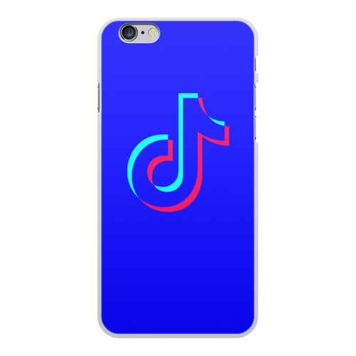 Заказать чехол для iPhone 6/6 Plus в Москве. Чехол для iPhone 6 Plus, объёмная печать TikTok  от DESIGNER   - готовые дизайны и нанесение принтов.