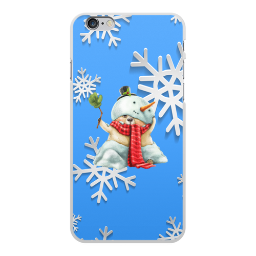 Заказать чехол для iPhone 6/6 Plus в Москве. Чехол для iPhone 6 Plus, объёмная печать снеговик от THE_NISE  - готовые дизайны и нанесение принтов.