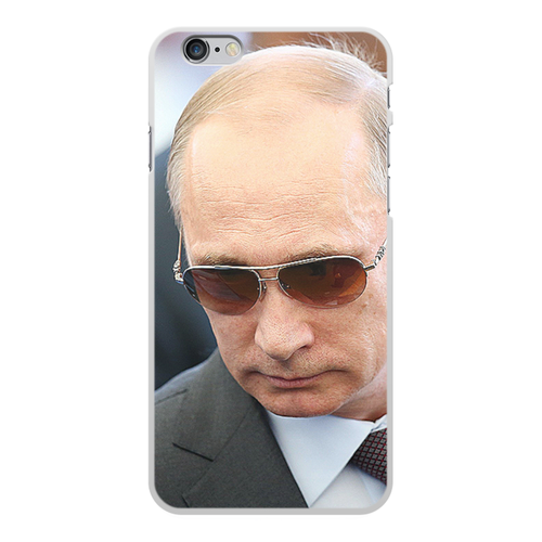 Заказать чехол для iPhone 6/6 Plus в Москве. Чехол для iPhone 6 Plus, объёмная печать ПУТИН. ПОЛИТИКА от robus - готовые дизайны и нанесение принтов.