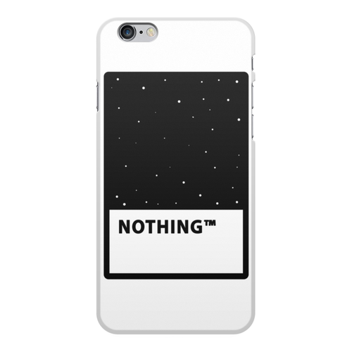 Заказать чехол для iPhone 6/6 Plus в Москве. Чехол для iPhone 6 Plus, объёмная печать Nothing от ISliM - готовые дизайны и нанесение принтов.