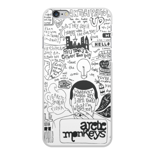 Заказать чехол для iPhone 6/6 Plus в Москве. Чехол для iPhone 6 Plus, объёмная печать Arctic Monkeys от geekbox - готовые дизайны и нанесение принтов.