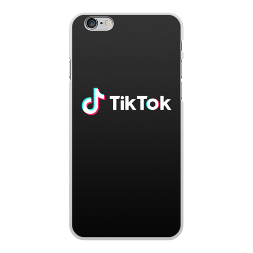Заказать чехол для iPhone 6/6 Plus в Москве. Чехол для iPhone 6 Plus, объёмная печать TikTok  от DESIGNER   - готовые дизайны и нанесение принтов.