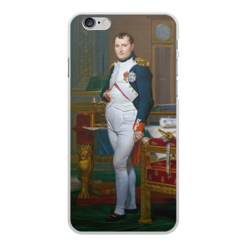 Заказать чехол для iPhone 6/6 Plus в Москве. Чехол для iPhone 6 Plus, объёмная печать Портрет Наполеона в кабинете дворца Тюильри от trend - готовые дизайны и нанесение принтов.
