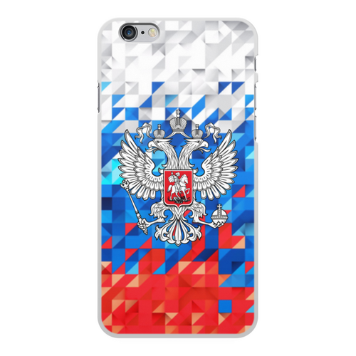 Заказать чехол для iPhone 6/6 Plus в Москве. Чехол для iPhone 6 Plus, объёмная печать Герб России от THE_NISE  - готовые дизайны и нанесение принтов.