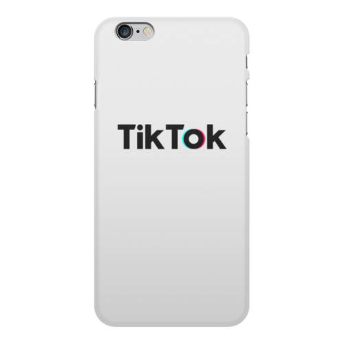 Заказать чехол для iPhone 6/6 Plus в Москве. Чехол для iPhone 6 Plus, объёмная печать TikTok  от DESIGNER   - готовые дизайны и нанесение принтов.