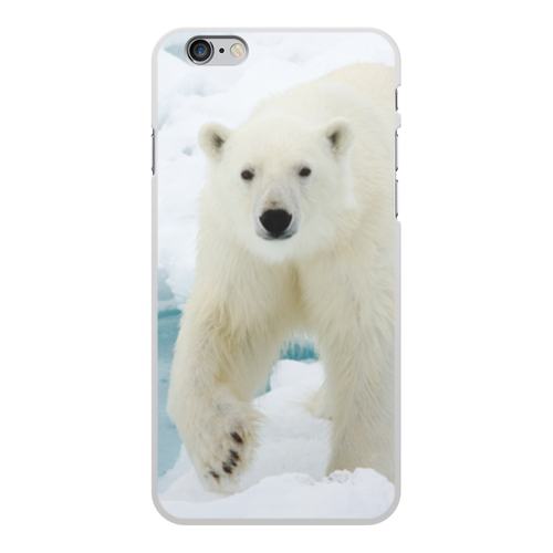 Заказать чехол для iPhone 6/6 Plus в Москве. Чехол для iPhone 6 Plus, объёмная печать Белый медведь от THE_NISE  - готовые дизайны и нанесение принтов.