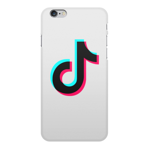 Заказать чехол для iPhone 6/6 Plus в Москве. Чехол для iPhone 6 Plus, объёмная печать TikTok  от DESIGNER   - готовые дизайны и нанесение принтов.