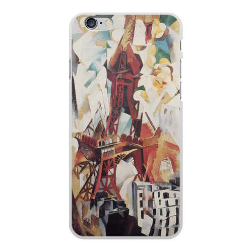 Заказать чехол для iPhone 6/6 Plus в Москве. Чехол для iPhone 6 Plus, объёмная печать Эйфелева башня (Робер Делоне) от trend - готовые дизайны и нанесение принтов.