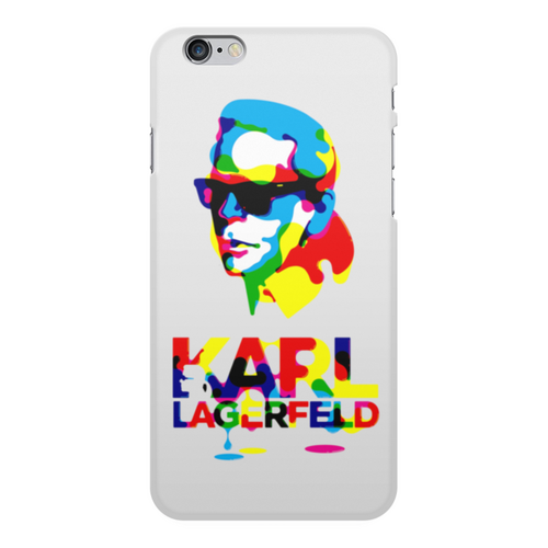 Заказать чехол для iPhone 6/6 Plus в Москве. Чехол для iPhone 6 Plus, объёмная печать Karl Lagerfeld от Leichenwagen - готовые дизайны и нанесение принтов.
