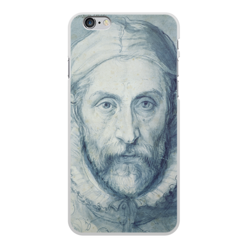 Заказать чехол для iPhone 6/6 Plus в Москве. Чехол для iPhone 6 Plus, объёмная печать Джузеппе Арчимбольдо (Автопортрет 1575 года) от trend - готовые дизайны и нанесение принтов.