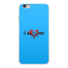 Заказать чехол для iPhone 6/6 Plus в Москве. Чехол для iPhone 6 Plus, объёмная печать I love you от THE_NISE  - готовые дизайны и нанесение принтов.