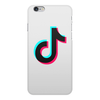 Заказать чехол для iPhone 6/6 Plus в Москве. Чехол для iPhone 6 Plus, объёмная печать TikTok  от DESIGNER   - готовые дизайны и нанесение принтов.