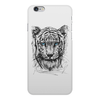 Заказать чехол для iPhone 6/6 Plus в Москве. Чехол для iPhone 6 Plus, объёмная печать Белый тигр от ISliM - готовые дизайны и нанесение принтов.