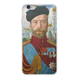 Заказать чехол для iPhone 6/6 Plus в Москве. Чехол для iPhone 6 Plus, объёмная печать Царь Николай II (Борис Кустодиев) от trend - готовые дизайны и нанесение принтов.