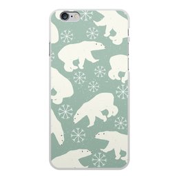 Заказать чехол для iPhone 6/6 Plus в Москве. Чехол для iPhone 6 Plus, объёмная печать белый медведь от THE_NISE  - готовые дизайны и нанесение принтов.