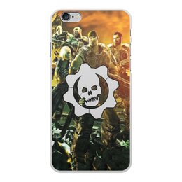 Заказать чехол для iPhone 6/6 Plus в Москве. Чехол для iPhone 6 Plus, объёмная печать Gears of War  от THE_NISE  - готовые дизайны и нанесение принтов.