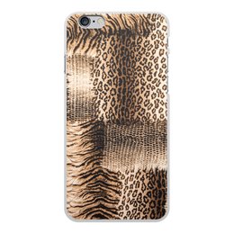 Заказать чехол для iPhone 6/6 Plus в Москве. Чехол для iPhone 6 Plus, объёмная печать леопард от THE_NISE  - готовые дизайны и нанесение принтов.