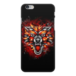 Заказать чехол для iPhone 6/6 Plus в Москве. Чехол для iPhone 6 Plus, объёмная печать Wolf & Fire от Аня Лукьянова - готовые дизайны и нанесение принтов.