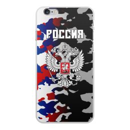 Заказать чехол для iPhone 6/6 Plus в Москве. Чехол для iPhone 6 Plus, объёмная печать   Герб России от THE_NISE  - готовые дизайны и нанесение принтов.
