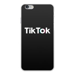 Заказать чехол для iPhone 6/6 Plus в Москве. Чехол для iPhone 6 Plus, объёмная печать TikTok  от DESIGNER   - готовые дизайны и нанесение принтов.