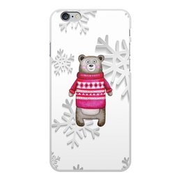 Заказать чехол для iPhone 6/6 Plus в Москве. Чехол для iPhone 6 Plus, объёмная печать медведь от THE_NISE  - готовые дизайны и нанесение принтов.
