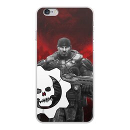 Заказать чехол для iPhone 6/6 Plus в Москве. Чехол для iPhone 6 Plus, объёмная печать Gears of War  от THE_NISE  - готовые дизайны и нанесение принтов.