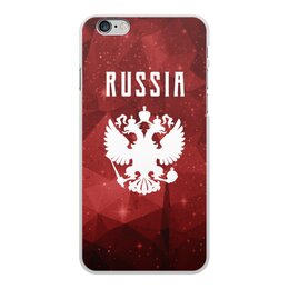 Заказать чехол для iPhone 6/6 Plus в Москве. Чехол для iPhone 6 Plus, объёмная печать  Герб России от THE_NISE  - готовые дизайны и нанесение принтов.