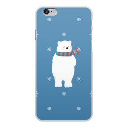 Заказать чехол для iPhone 6/6 Plus в Москве. Чехол для iPhone 6 Plus, объёмная печать белый медведь от THE_NISE  - готовые дизайны и нанесение принтов.