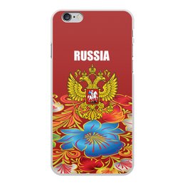 Заказать чехол для iPhone 6/6 Plus в Москве. Чехол для iPhone 6 Plus, объёмная печать Герб РФ от THE_NISE  - готовые дизайны и нанесение принтов.