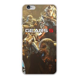 Заказать чехол для iPhone 6/6 Plus в Москве. Чехол для iPhone 6 Plus, объёмная печать Gears of War  от THE_NISE  - готовые дизайны и нанесение принтов.