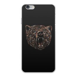 Заказать чехол для iPhone 6/6 Plus в Москве. Чехол для iPhone 6 Plus, объёмная печать Пёстрый медведь от ISliM - готовые дизайны и нанесение принтов.