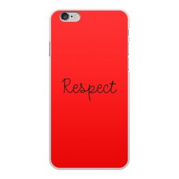 Заказать чехол для iPhone 6/6 Plus в Москве. Чехол для iPhone 6 Plus, объёмная печать Respect от THE_NISE  - готовые дизайны и нанесение принтов.