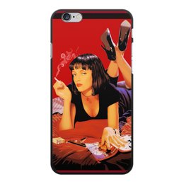 Заказать чехол для iPhone 6/6 Plus в Москве. Чехол для iPhone 6 Plus, объёмная печать Pulp Fiction (Ума Турман) от Аня Лукьянова - готовые дизайны и нанесение принтов.