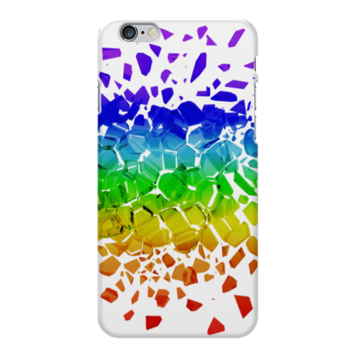Заказать чехол для iPhone 6/6 Plus в Москве. Чехол для iPhone 6 Plus глянцевый Broken rainbow от FireFoxa - готовые дизайны и нанесение принтов.