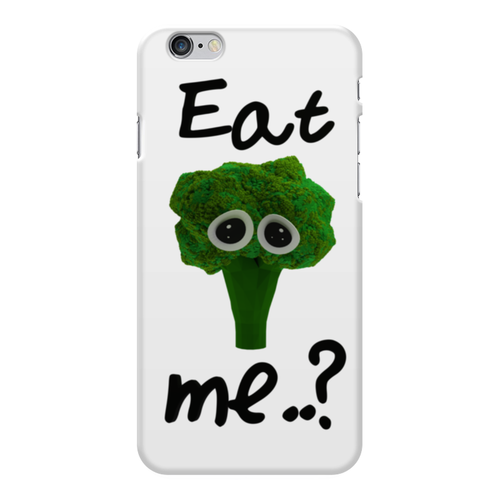 Заказать чехол для iPhone 6/6 Plus в Москве. Чехол для iPhone 6 Plus глянцевый Eat me..? от FireFoxa - готовые дизайны и нанесение принтов.