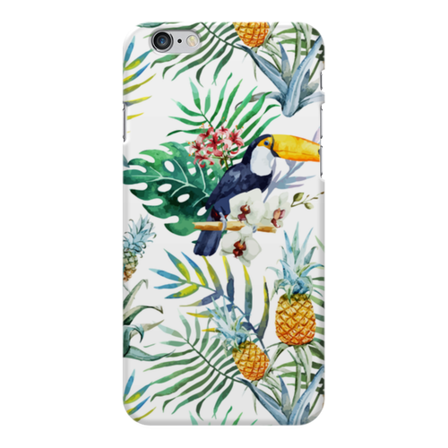 Заказать чехол для iPhone 6/6 Plus в Москве. Чехол для iPhone 6 Plus глянцевый Тропические птицы от zen4@bk.ru - готовые дизайны и нанесение принтов.