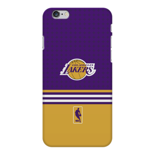 Заказать чехол для iPhone 6/6 Plus в Москве. Чехол для iPhone 6 Plus глянцевый Lakers case pro от alexabuzyarov - готовые дизайны и нанесение принтов.