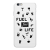 Заказать чехол для iPhone 6/6 Plus в Москве. Чехол для iPhone 6 Plus глянцевый Fuel for life от artKash - готовые дизайны и нанесение принтов.