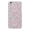 Заказать чехол для iPhone 6/6 Plus в Москве. Чехол для iPhone 6 Plus глянцевый Сиреневый вязаный узор от Antaya - готовые дизайны и нанесение принтов.