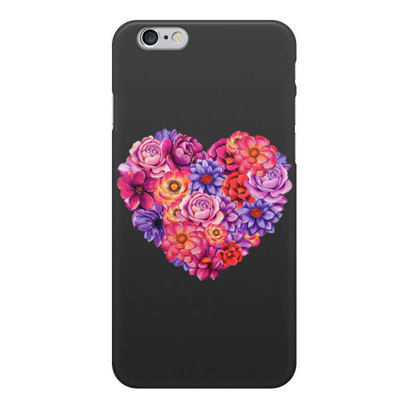 Printio Чехол для iPhone 6, объёмная печать Сердце printio чехол для iphone 6 объёмная печать сердце розы