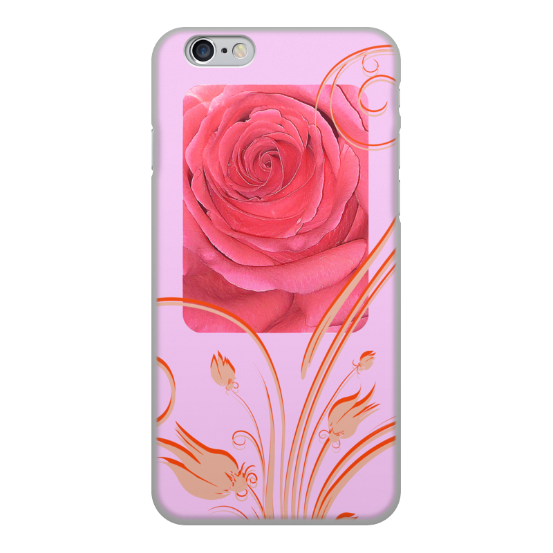 Printio Чехол для iPhone 6, объёмная печать Сердце розы. printio чехол для iphone 6 объёмная печать сердце розы
