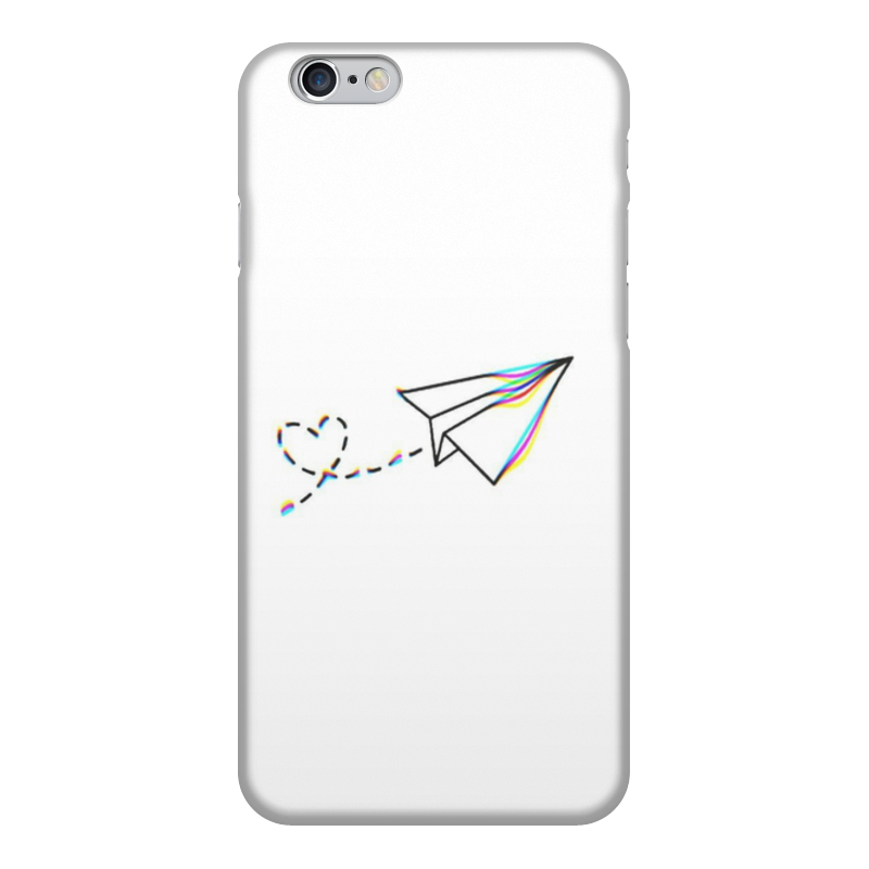 Printio Чехол для iPhone 6, объёмная печать Бумажный самолетик