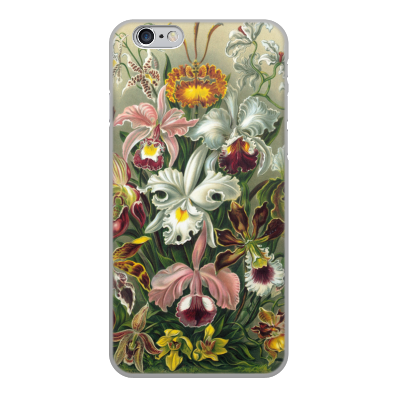 Printio Чехол для iPhone 6, объёмная печать Орхидеи (orchideae, ernst haeckel) printio чехол для samsung galaxy s8 объёмная печать орхидеи orchideae ernst haeckel