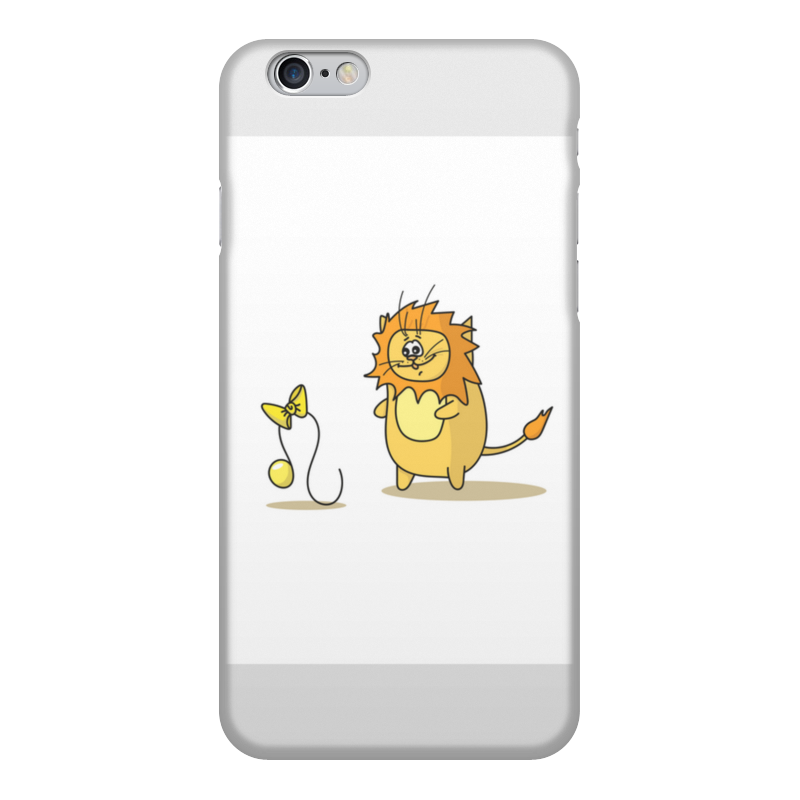 Printio Чехол для iPhone 6, объёмная печать Кот лев. подарок для льва printio чехол для iphone 5 5s объёмная печать кот лев подарок для льва