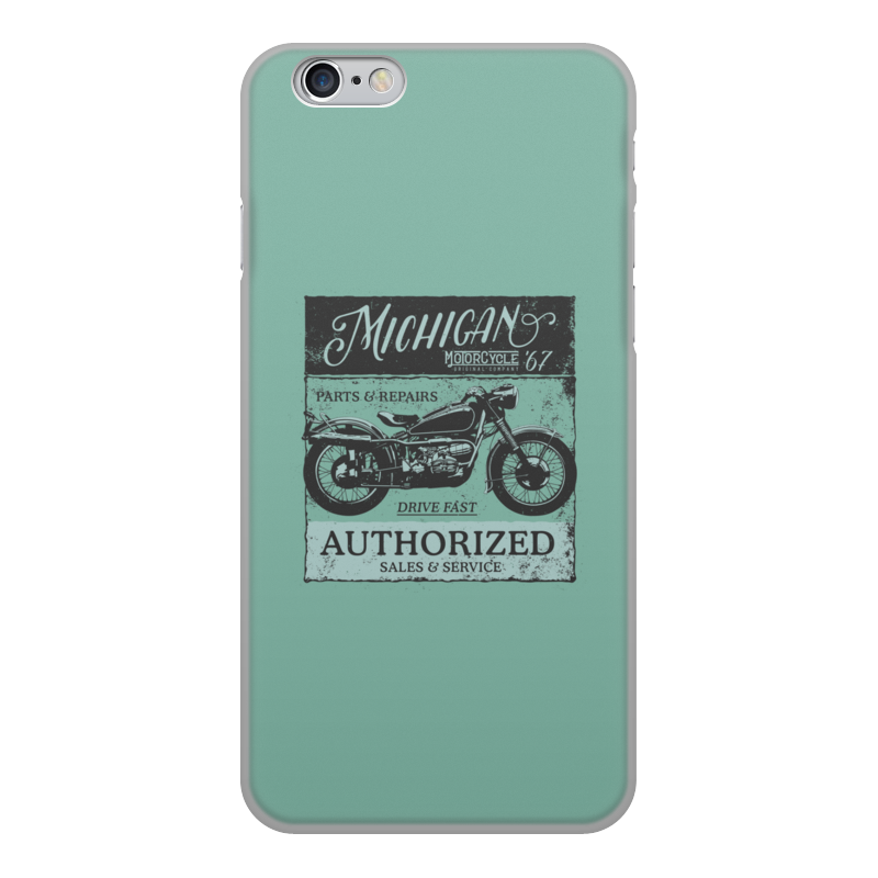 Printio Чехол для iPhone 6, объёмная печать Michigan motorcycles 67