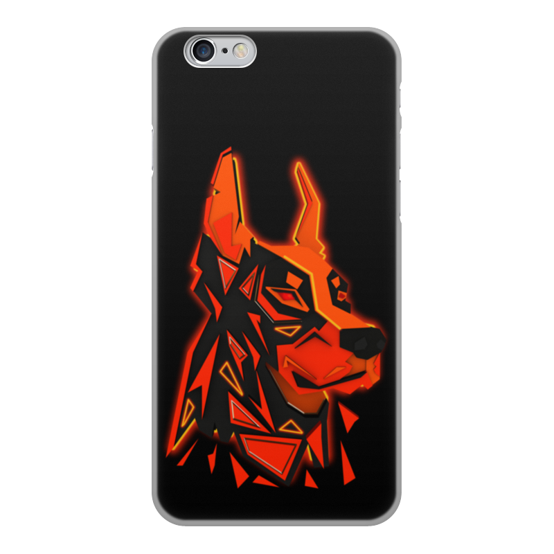 Printio Чехол для iPhone 6, объёмная печать Доберман printio чехол для iphone 6 объёмная печать собаки
