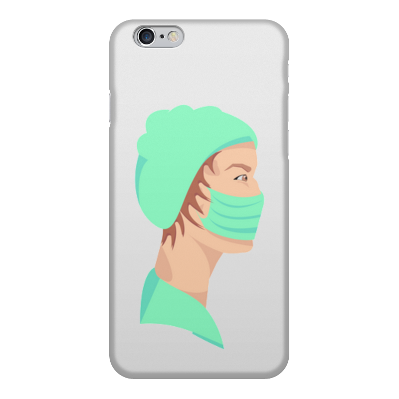 Printio Чехол для iPhone 6, объёмная печать медицинский работник в маске printio чехол для iphone 7 plus объёмная печать медицинский работник в маске